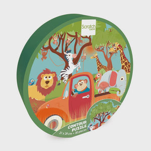 Contour Puzzle - Safari