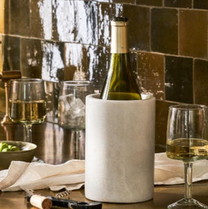 Brompton Marble Wine Cooler White