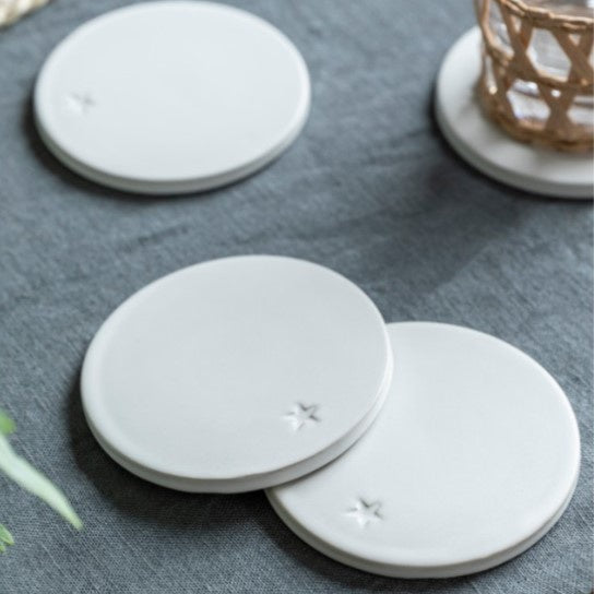 Set of 4 Ceramic Coasters