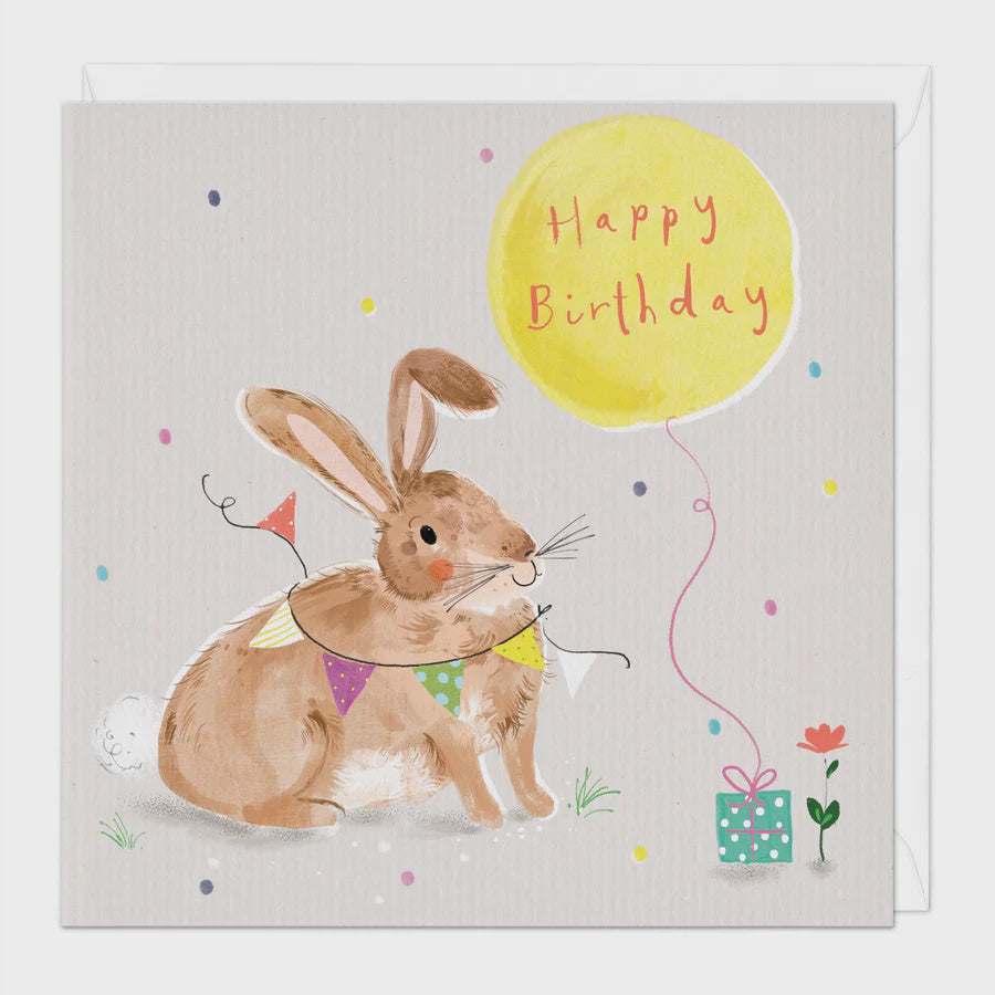 Bunny Birthday Card