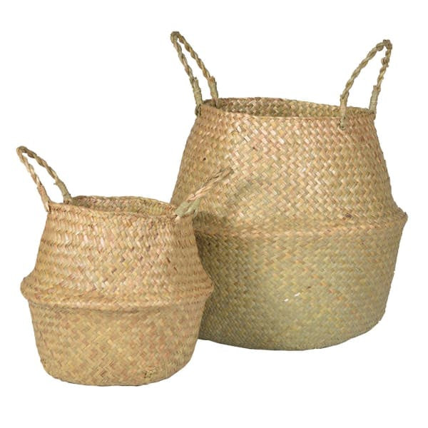 Natural Grass Belly Basket