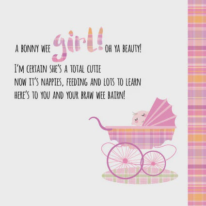 Wee Girl Card