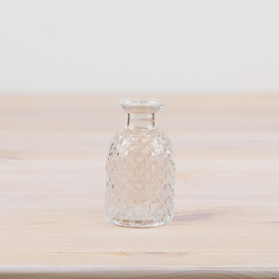 Diamond Cut Pattern Vase