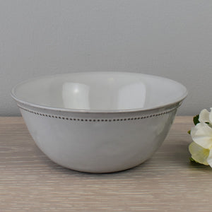 Mist Coloured Bowl with Beaded Edge