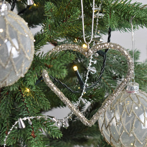 Beaded Hanging Heart