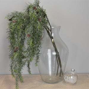 Hanging Iced Pine Spray