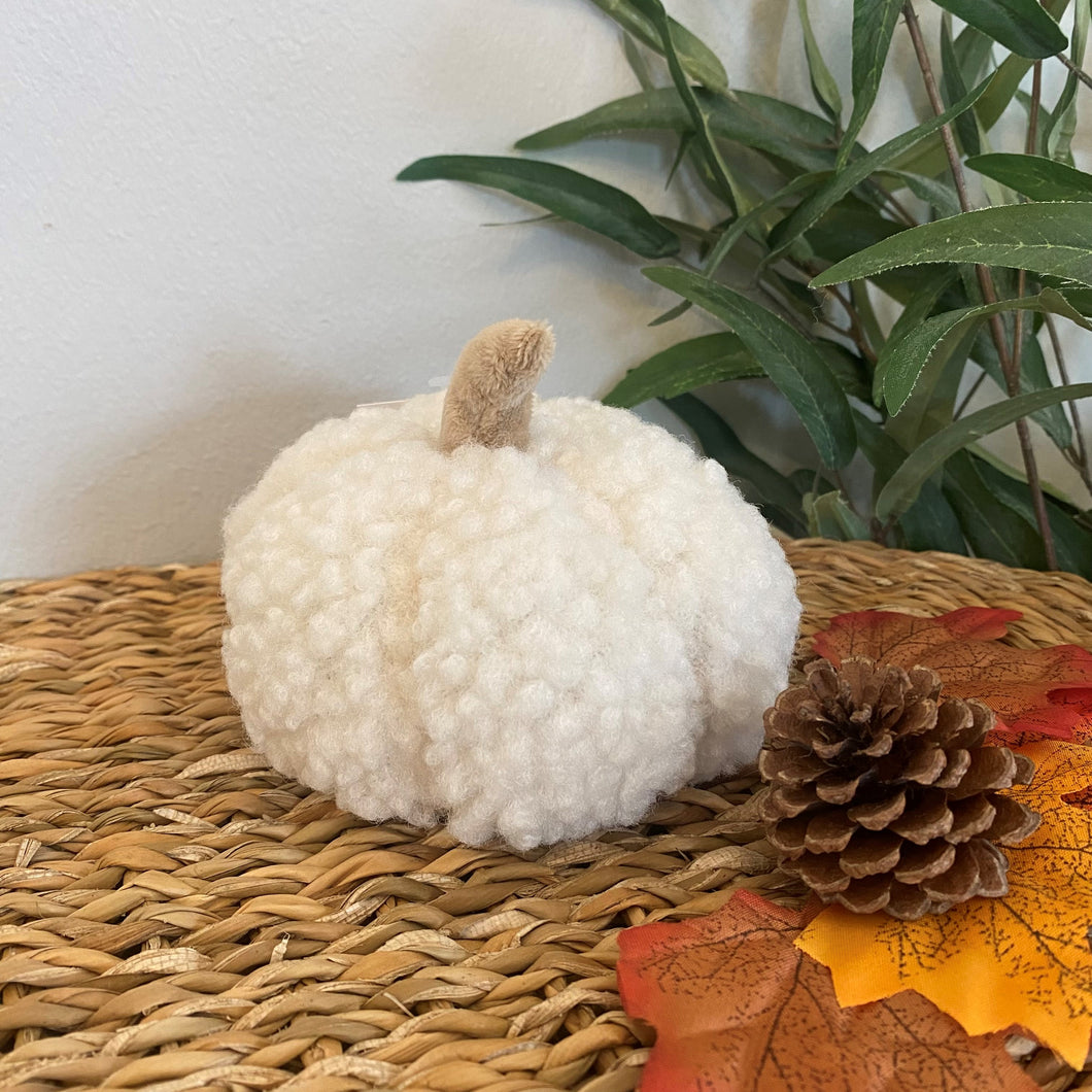 White Sherpa Pumpkin - Medium