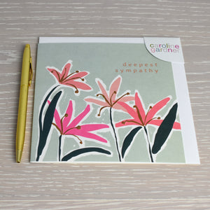 Floral Deepest Sympathy Card