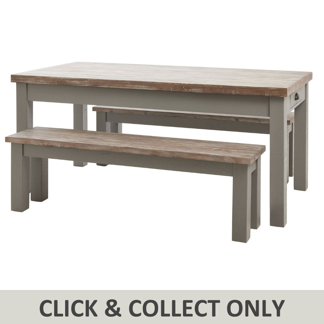 Dining Table & Bench Set