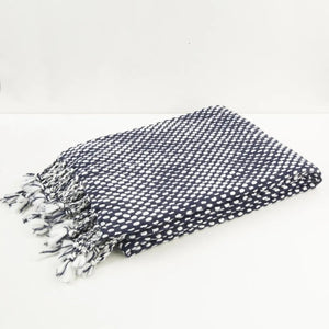 Navy Raindrop Throw