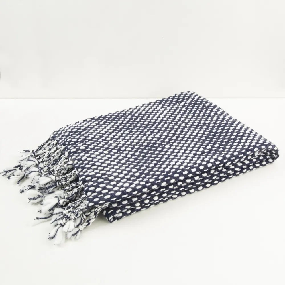 Navy Raindrop Throw