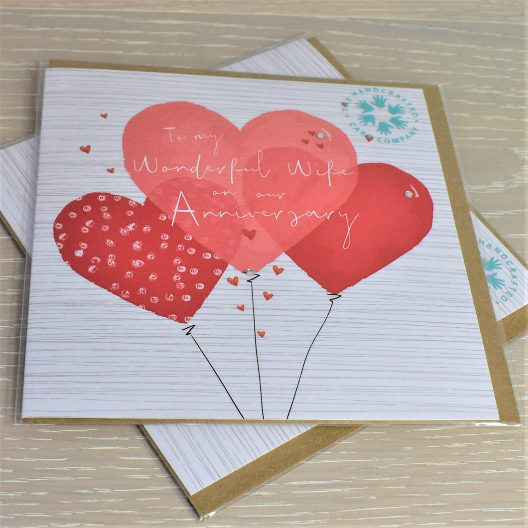 Wife Anniversary Red Balloons