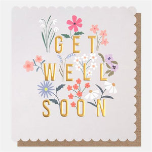 Botanic Blooms Get Well Soon Card