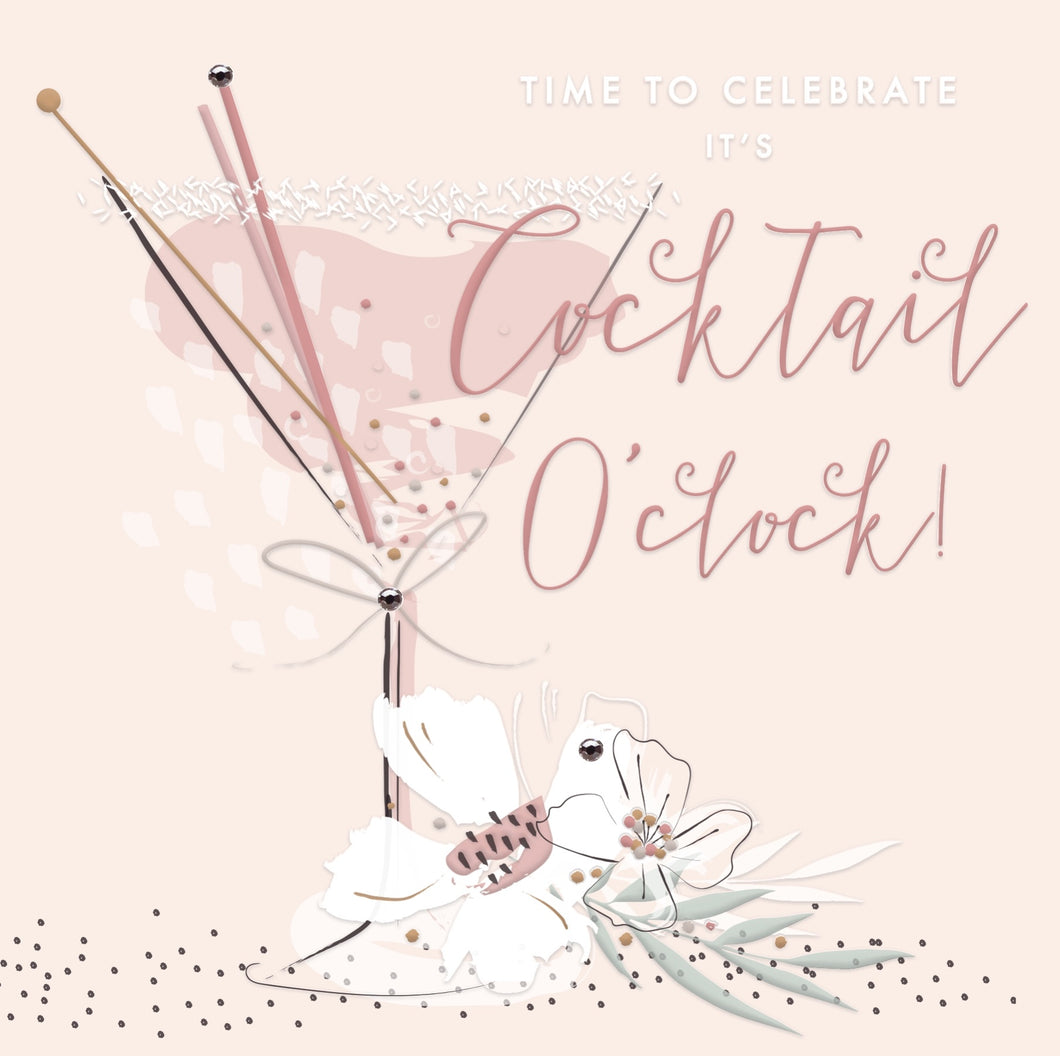 Cocktail O'Clock Card